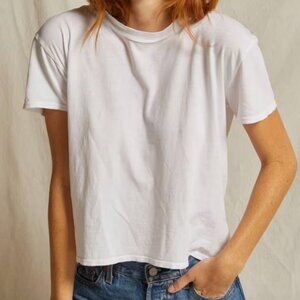 NWOT perfectwhitetee Harley Tee, White, Sz M